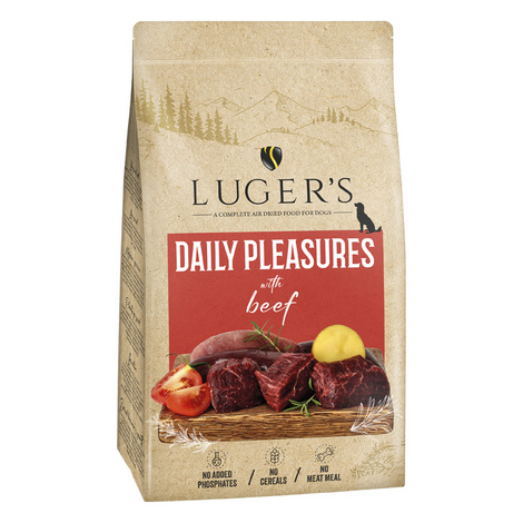 Luger’s Daily Pleasures Dry Dog Food with Beef, 9 kg