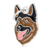 Engraved ID Tag for a German Shepherd Dog