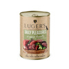 Luger's Daily Pleasures Wet Dog Food with Goose Hearts, Broccoli, and Green Peas, 400 g