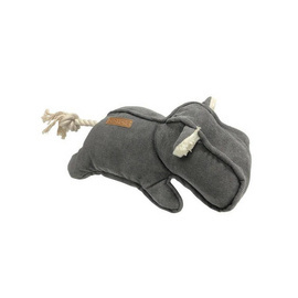 D&amp;D Gray Hippopotamus Toy, 30 x 14 cm