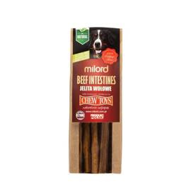 Milord Natural Dog Treats: Dried Beef Intestines, 80 g