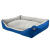 Pupilarni Sofa Bed for Medium Dogs, Size M, Gray and Blue