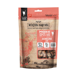 Wiejska Zagroda Cat Treats: Soft, Tasty Bites with Lamb, 100 g