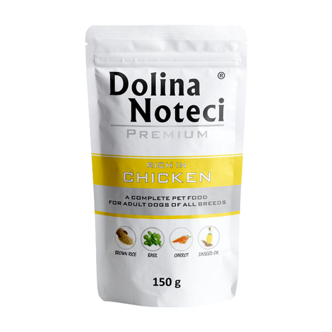 Dolina Noteci Premium Wet Dog Food, Rich in Chicken, 150 g pouch