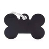 Engraved ID Tag for Dogs and Cats – Black Bone, XL