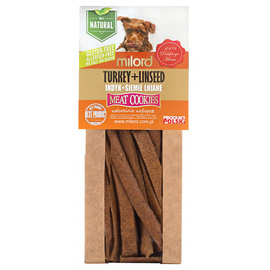 Milord Dog Treats with Turkey and Flaxseed, 80 g