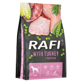 Rafi Dry Dog Food with Turkey, 10 kg bag