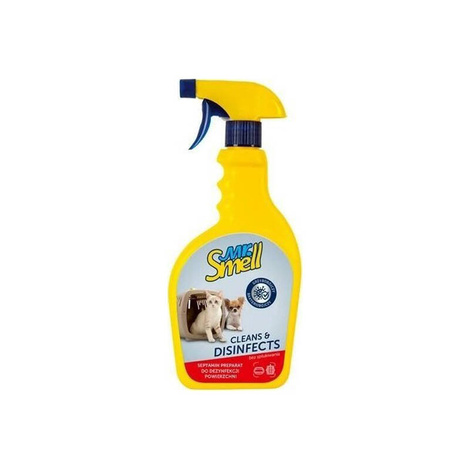 Mr. Smell Disinfectant Spray for Cage and Litter Box Surfaces, 500 ml
