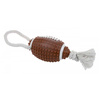 Zolux Dog Toy: Rugby Ball with String