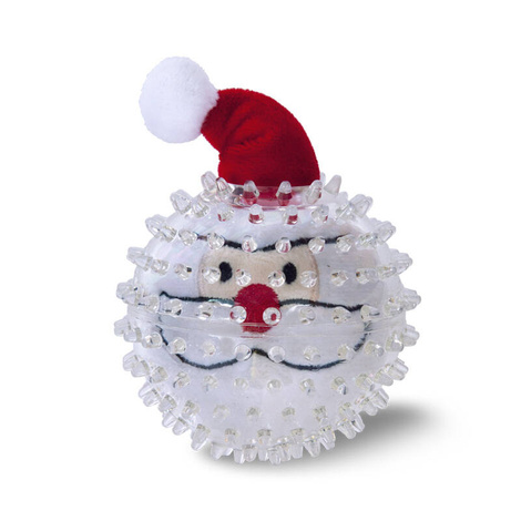Hilton X-Mas Mascot in a Ball—Christmas Toy for Dogs: Little Santa