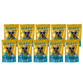 Rafi Classic Wet Dog Food with Chicken, 10 x 400 g Pack