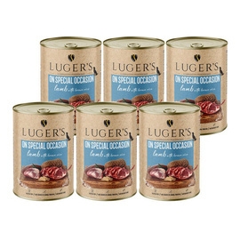 Luger's On Special Occasion Wet Dog Food: Lamb with Brown Rice, 6-Pack (400 g each)