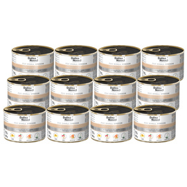 Dolina Noteci Premium Wet Dog Food for Small Breeds with Goose, Potatoes, and Apple — 12 x 185 g Set