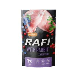Rafi Wet Dog Food with Rabbit, 500 g pouch