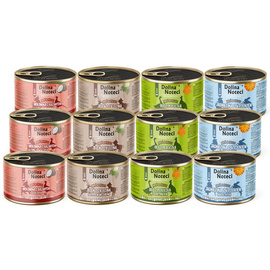 Dolina Noteci Superfood Wet Cat Food: Pâté & Fillet Mix of Flavors, 12-pack (185 g each)