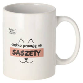 Dolina Noteci 430 ml Mug with Handle: I Work Hard for These Sachets