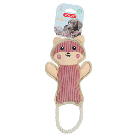Zolux Durable Dog Toy: Buddy the Hamster, Pink, 28 cm