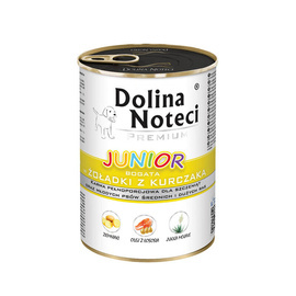 Dolina Noteci Premium Junior Wet Dog Food, Rich in Chicken Stomachs, 400 g