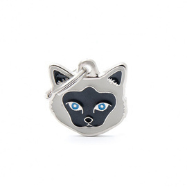 Engraved ID Tag for a Burmese Cat