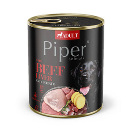 Piper Animals Wet Dog Food with Beef Liver and Potatoes, 800 g