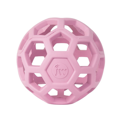 JW Pet Hol-ee Roller Openwork Dog Toy Ball, Pink, Medium, 11.5 cm