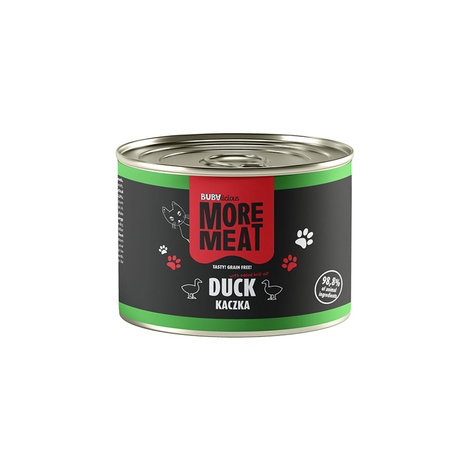 BUBAlicious Wet Cat Food with Duck, 185 g