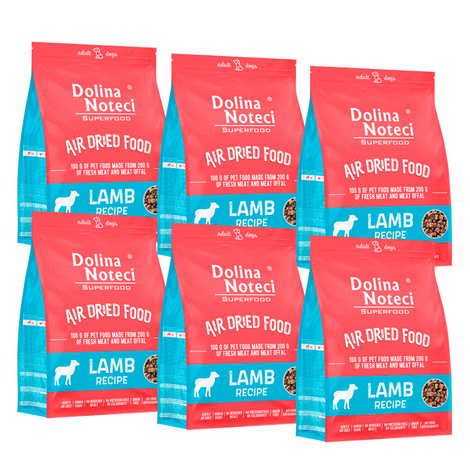 Dolina Noteci Superfood Lamb Meal Dried Dog Food, 6 x 1 kg