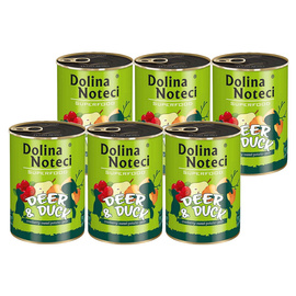 Dolina Noteci Superfood Wet Dog Food—Venison and Duck, 6-Pack (400 g each)