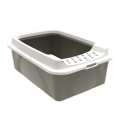 Rotho Bonnie Cappuccino 30-liter Cat Litter Box