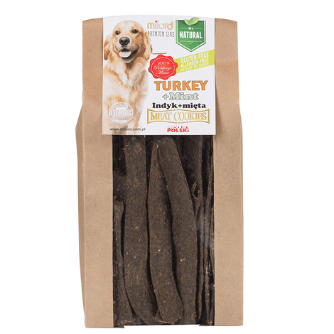 Milord Dog Treats: Turkey and Mint Biscuits, 80 g