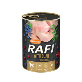 Rafi Wet Dog Food with Quail, 400 g