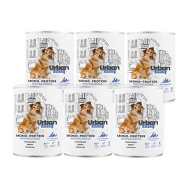 Over Zoo Urban Pets Mono Protein Wet Dog Food with Pork, 6-Pack (800 g each)