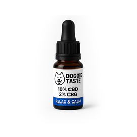 Doggie Taste CBD Oil 10% + CBG 2% for Large Dogs, 10 ml