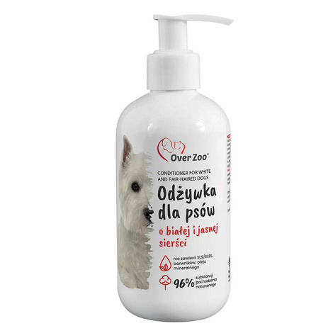 Over Zoo Conditioner for Dogs with White and Light-Colored Coats 240 ml
