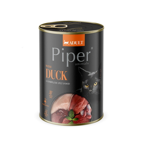 Piper Animals Wet Cat Food with Duck, 400 g