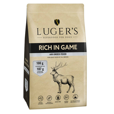 Luger’s Dry Dog Food Rich in Venison, 5 kg