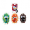 GiGwi Crazy Ball squeaky dog toy in orange.