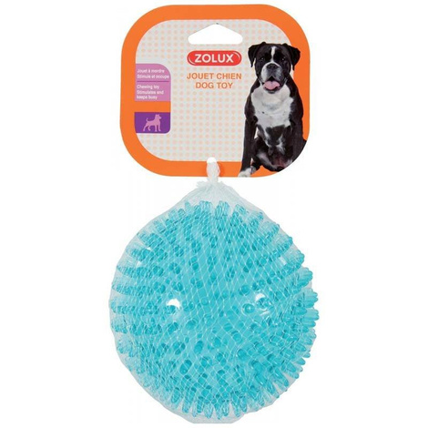Zolux TPR POP Spiked Ball Toy, 13 cm, Turquoise