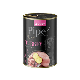 Piper Pure Wet Dog Food: Turkey with Potatoes, 400 g