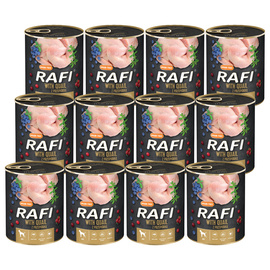 Rafi Wet Dog Food with Quail, 12-pack (800 g each)
