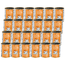 Natural Taste Waterfowl Wet Dog Food – Chicken Meal, 24 x 400 g Set