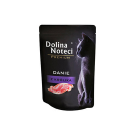 Dolina Noteci Premium Wet Cat Food: Rabbit Dish, 85 g