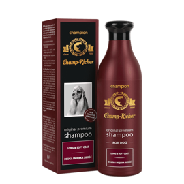 Champ-Richer Dog Shampoo for Long, Soft Coats, 250 ml