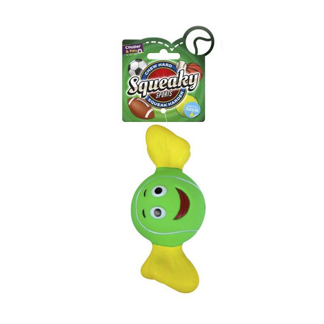 Squeaky dog toy - tennis ball