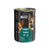 Super Beno Grain-Free Wet Dog Food with Turkey and Rabbit Chunks in Gravy, 415 g