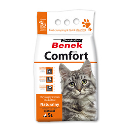 Żwirek dla kota Certech Super Benek Active Uniwersalny Naturalny 5 L