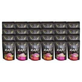 MIX Rafi Cat Adult Mix Wet Cat Food, 24 x 100 g