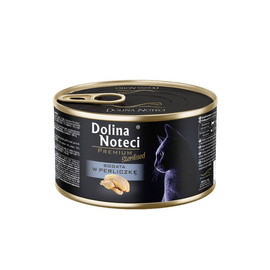 Dolina Noteci Premium Wet Cat Food Rich in Guinea Fowl for Spayed Cats, 185 g
