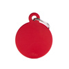 MyFamily Basic Address Tag - Large Red Circle