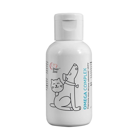 Over Zoo Omega Complex—a supplement to support the health of your pet's coat and skin—50 ml